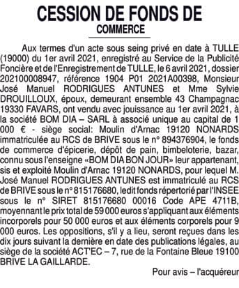 Contenu publication