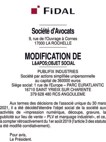 Contenu publication