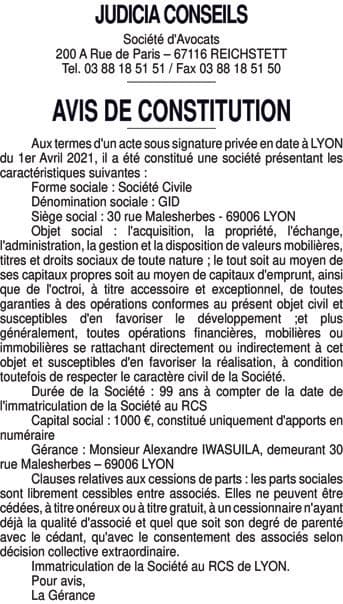 Contenu publication