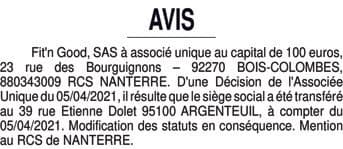 Contenu publication