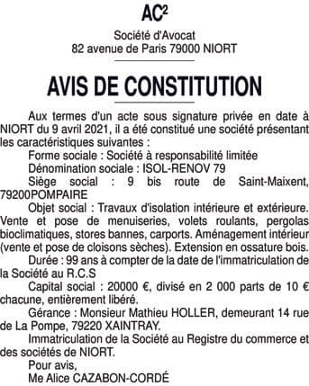 Contenu publication