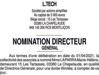 Contenu publication