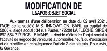Contenu publication
