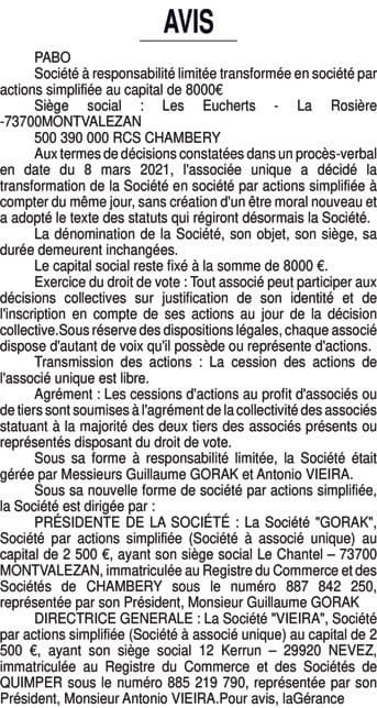 Contenu publication