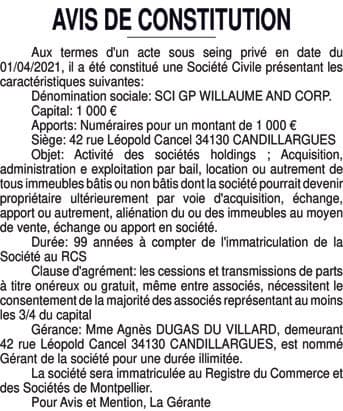 Contenu publication