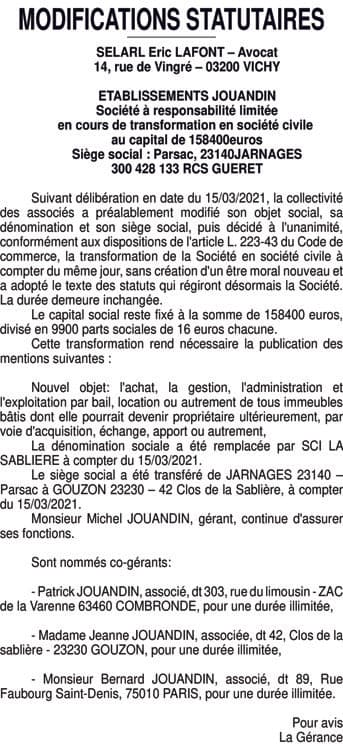 Contenu publication