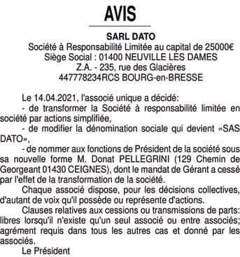 Contenu publication