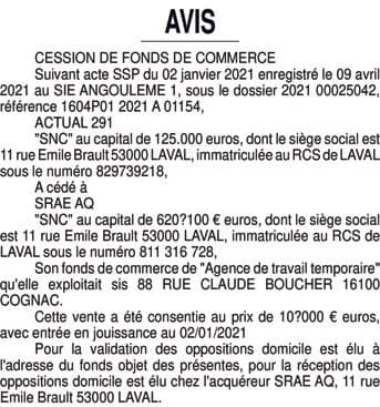 Contenu publication