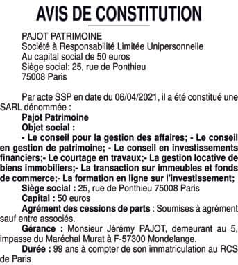 Contenu publication