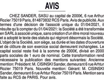 Contenu publication