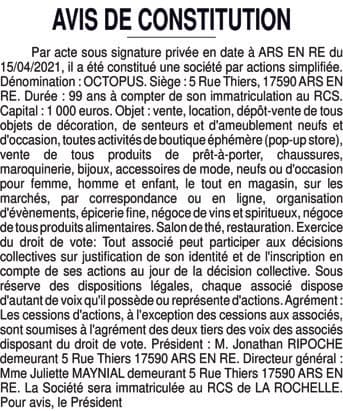 Contenu publication
