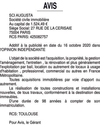 Contenu publication