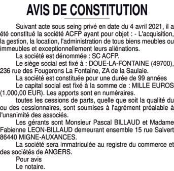 Contenu publication