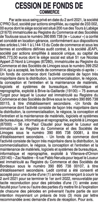 Contenu publication