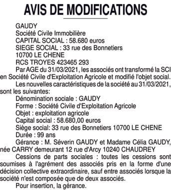Contenu publication