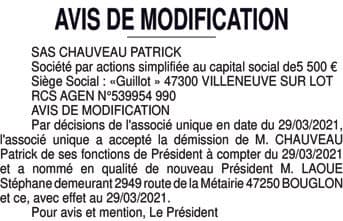 Contenu publication