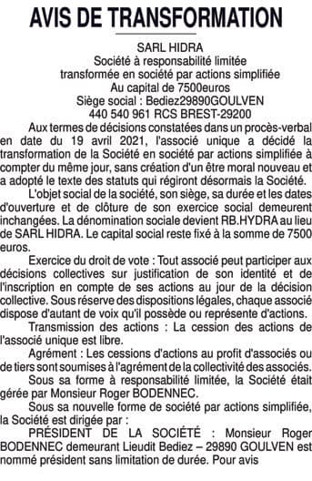 Contenu publication