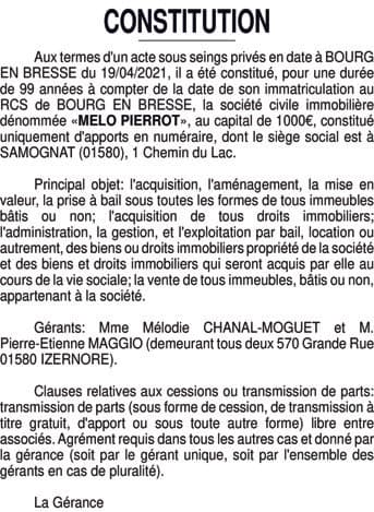Contenu publication