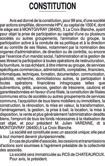 Contenu publication