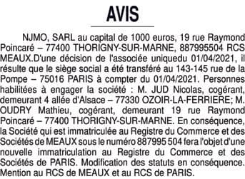 Contenu publication
