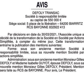 Contenu publication