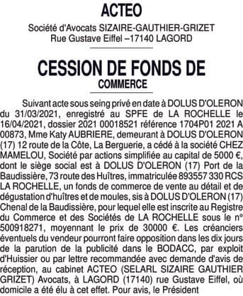 Contenu publication