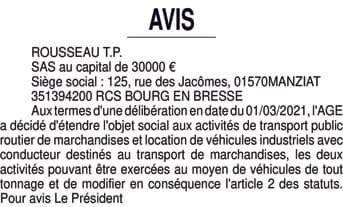 Contenu publication