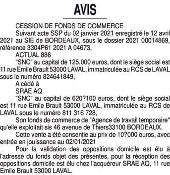 Contenu publication
