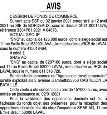 Contenu publication