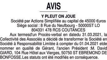 Contenu publication