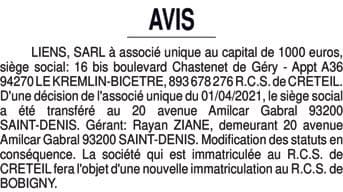 Contenu publication
