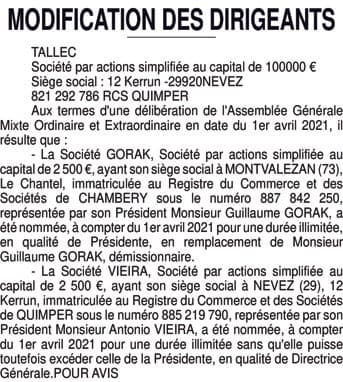 Contenu publication