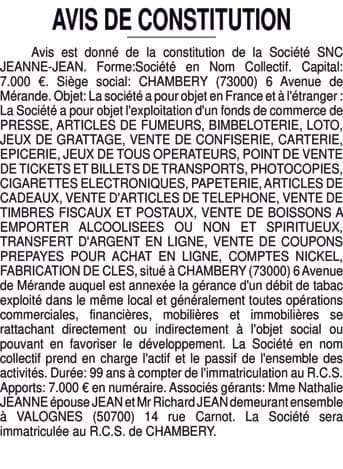 Contenu publication