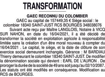 Contenu publication
