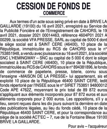 Contenu publication