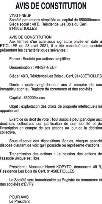 Contenu publication