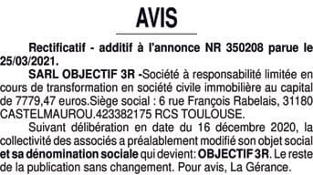 Contenu publication