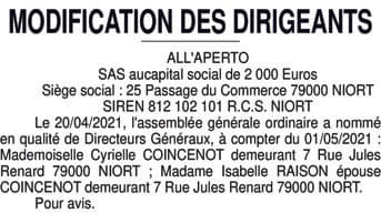 Contenu publication