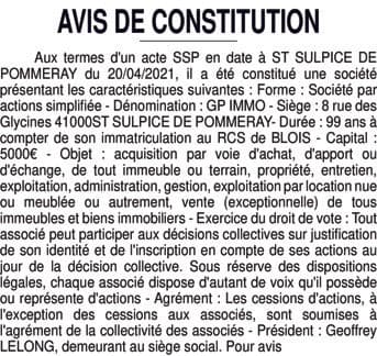 Contenu publication