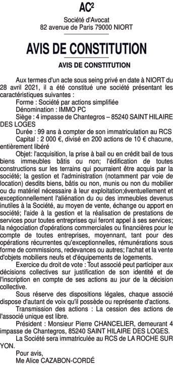 Contenu publication