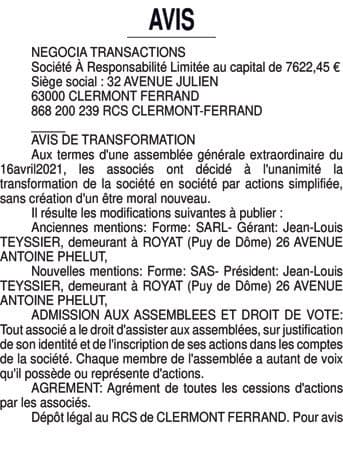 Contenu publication