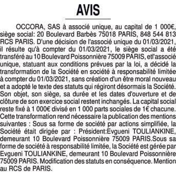 Contenu publication