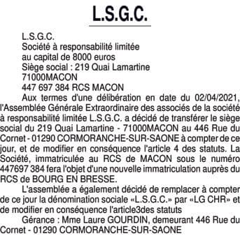 Contenu publication
