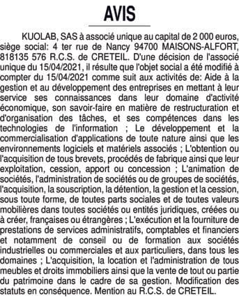 Contenu publication