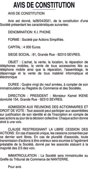 Contenu publication