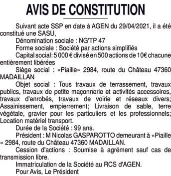 Contenu publication