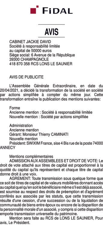 Contenu publication