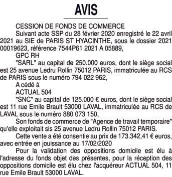 Contenu publication
