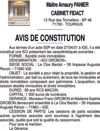 Contenu publication