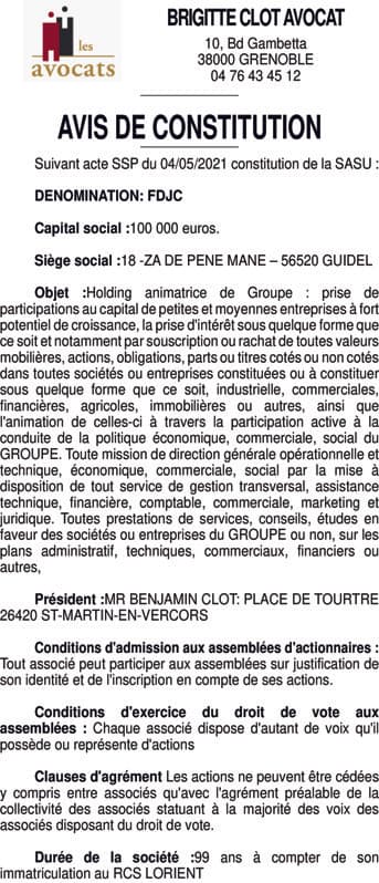 Contenu publication